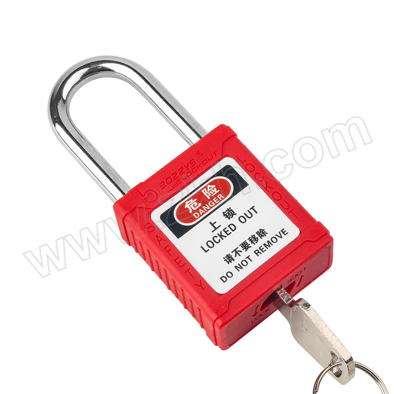 BOZZYS/博士 工程安全塑料挂锁 BD-G01-EB 红色 不同花(KD) 1个