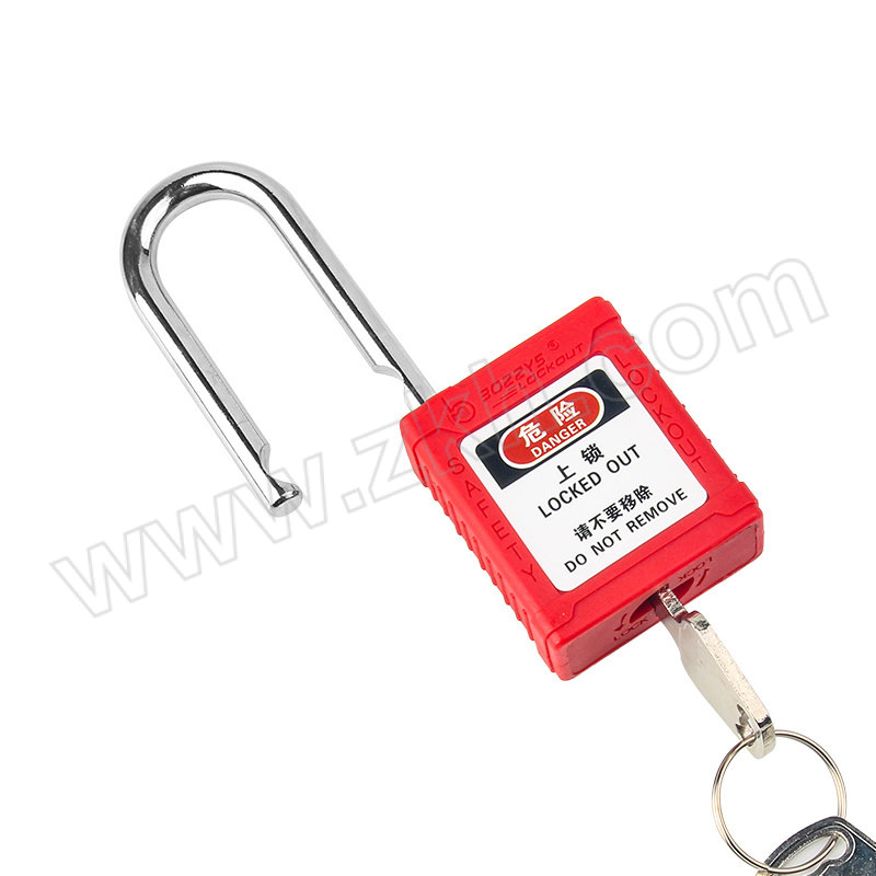 BOZZYS/博士 工程安全塑料挂锁 BD-G01-EB 红色 不同花(KD) 1个