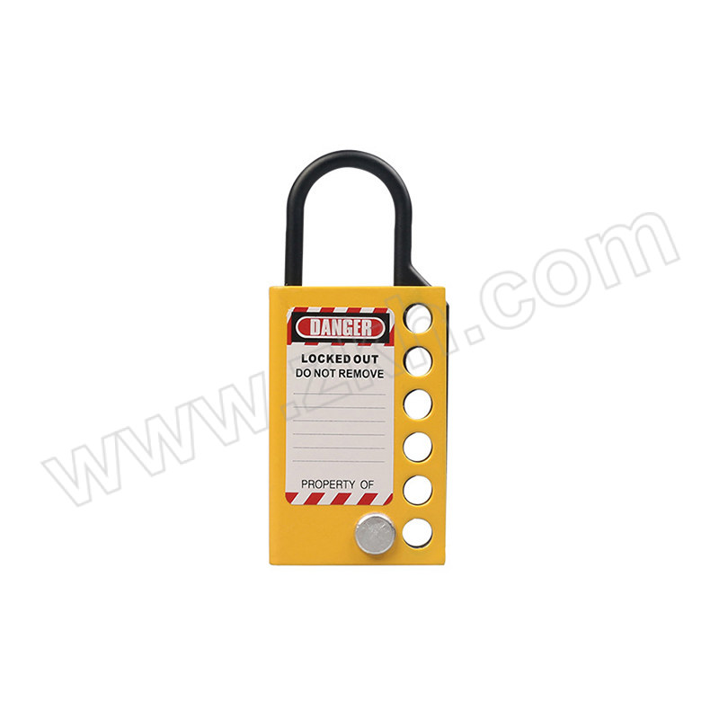 BOZZYS/博士 铝联牌安全搭扣锁 BD-K51 黄色 可容纳挂锁数量6 1个