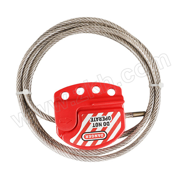 BOZZYS/博士 可调节钢缆锁 BD-L11-6 1.8m*6mm 1个