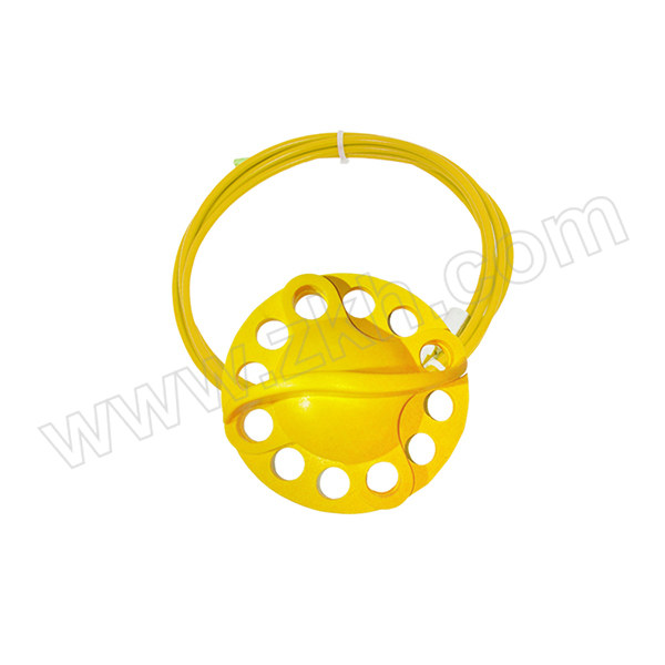 BOZZYS/博士 轮式缆绳锁 BD-L32 黄色 可实现4把锁梁直径≤7mm的安全挂锁上锁 1个