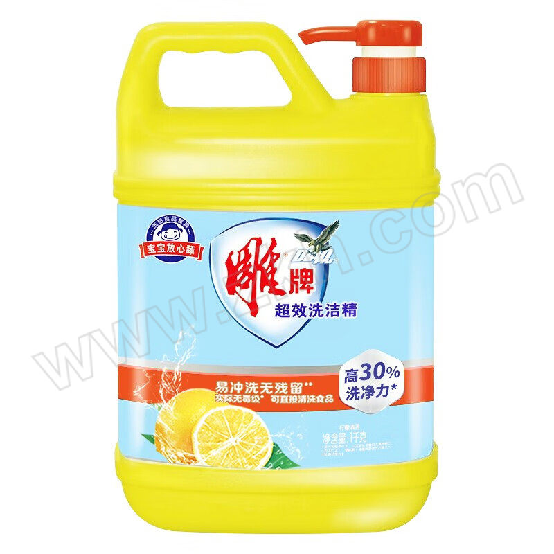 DIAOPAI/雕牌 超效洗洁精 6910019017491 柠檬香型 1kg 1瓶