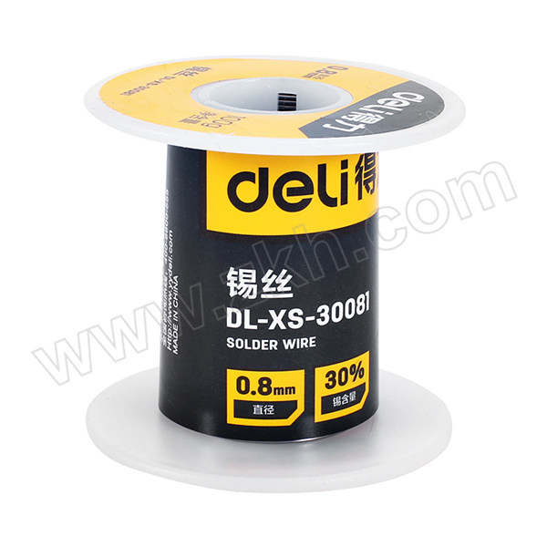 DELI/得力 锡丝 DL-XS-30081 30%锡 0.8mm 100g 1卷