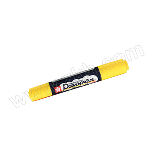 SAKURA/樱花 水性双头记号笔 XZPK-TN#3 黄色 1.2mm/5.5mm 圆头/斜槽头 1支