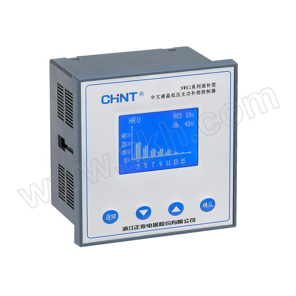 CHINT/正泰 NWK1-GR系列中文液晶低压无功补偿控制器 NWK1-GR-16GB 输出控制路数16 1个