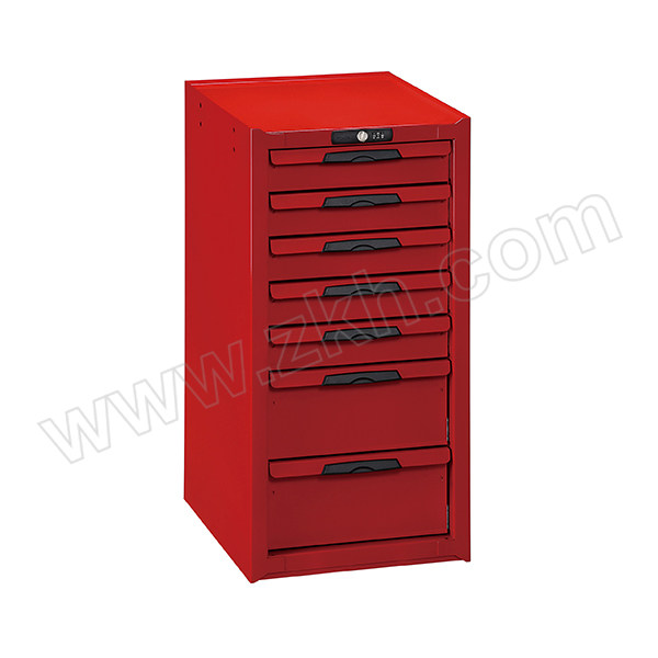 TENGTOOLS/瑞典天魔 下柜专业型工具车专用七抽侧挂箱 TCW-CAB01 1只