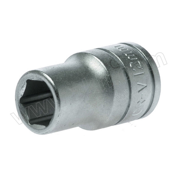 TENGTOOLS/瑞典天魔 1/2"公制六角短套筒 M1205126-C 12mm 1只