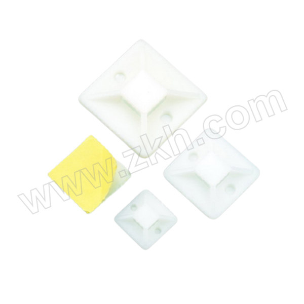 DELIXI/德力西 自粘式定位片 25×25自粘式定位片 白色 加粘绿胶型 100只 1包