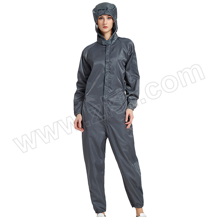 SEAGEBEL/希洁贝尔 防静电无尘连体服 SEL-00315 灰色 XL 1件