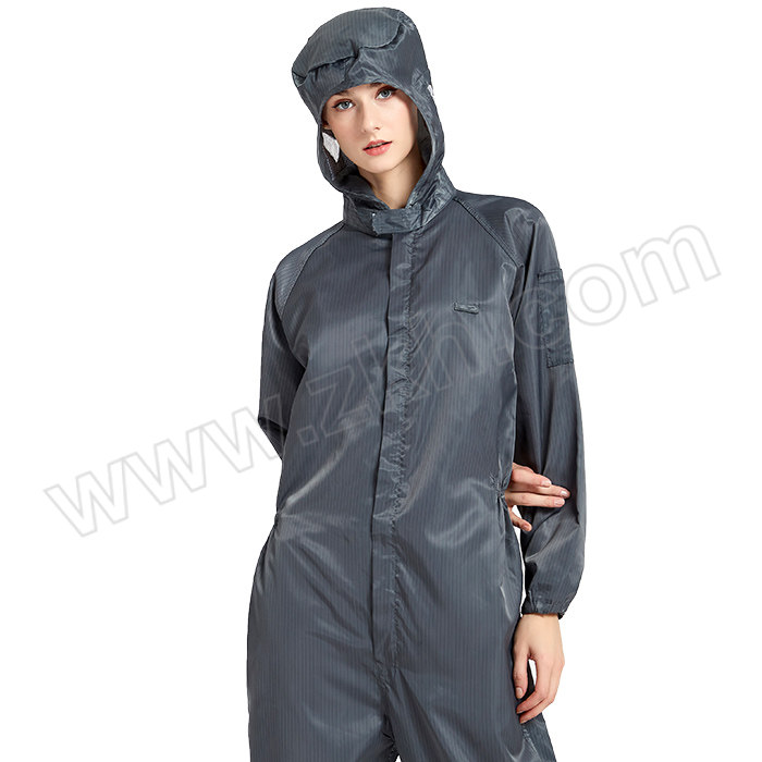SEAGEBEL/希洁贝尔 防静电无尘连体服 SEL-00315 灰色 XL 1件