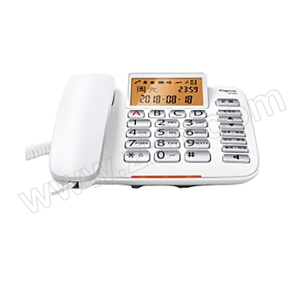 GIGASET/集怡嘉 有绳电话机 DA580 白 硬塑 1台