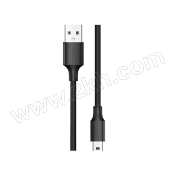 UGREEN/绿联 USB2.0转Mini USB数据线 10385 1.5m 1根