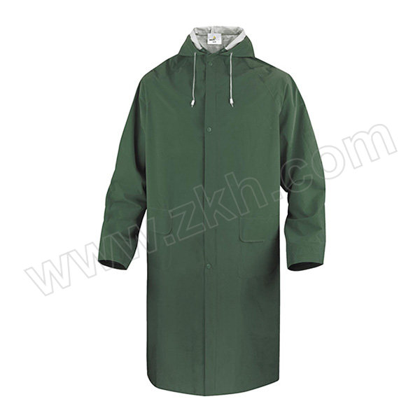 DELTA/代尔塔 涤纶风衣版连体雨衣 407005 XL 绿色(VE) 1件