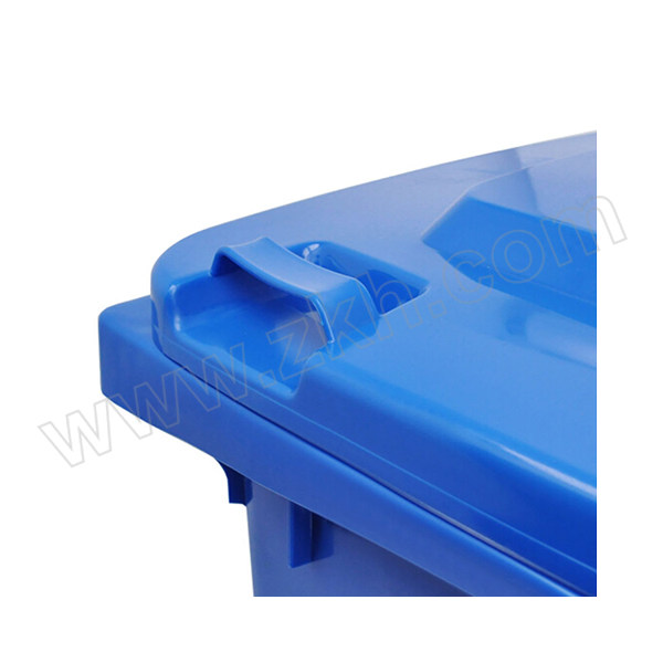 MINYIN/敏胤 可回收带轮垃圾桶 MYL-7120 470×550×960mm 120L 蓝色 1个