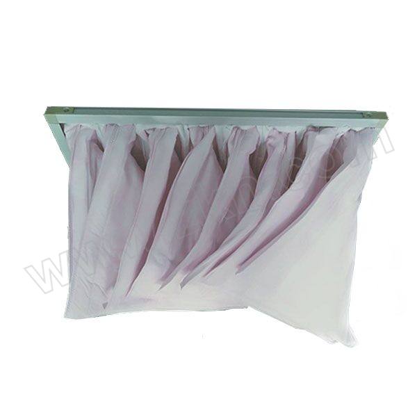 JAF/佳合净化 中效袋式过滤器 JAF-011-10 592×592×381mm F7 铝合金框  8袋 粉色袋子 1个
