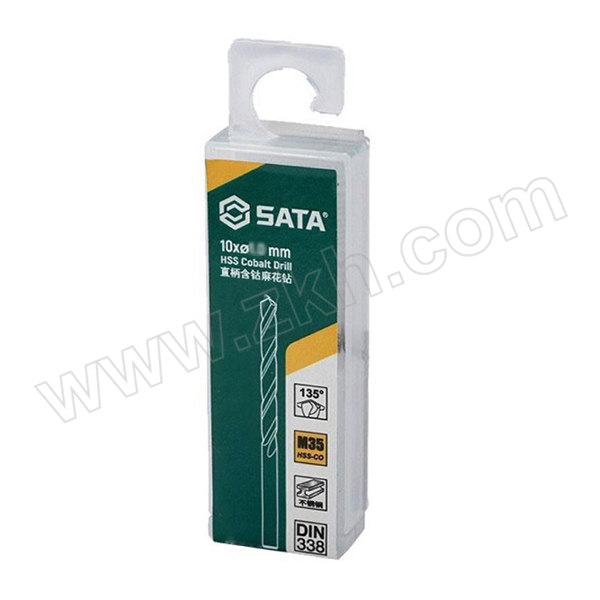 SATA/世达 10件套直柄含钴麻花钻 SATA-52342 4.2mm 10支 1组