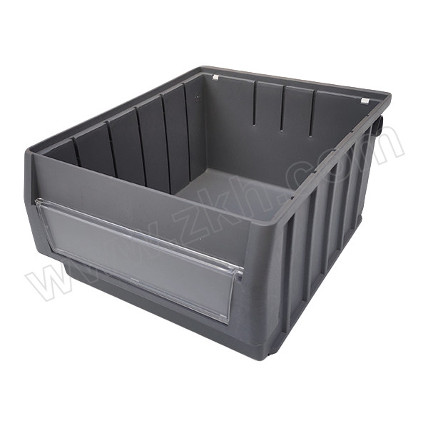 STORAGEMAID 分隔式零件盒 VM5214-G 外尺寸500×234×140mm 内尺寸453×211×129mm 灰色 1个