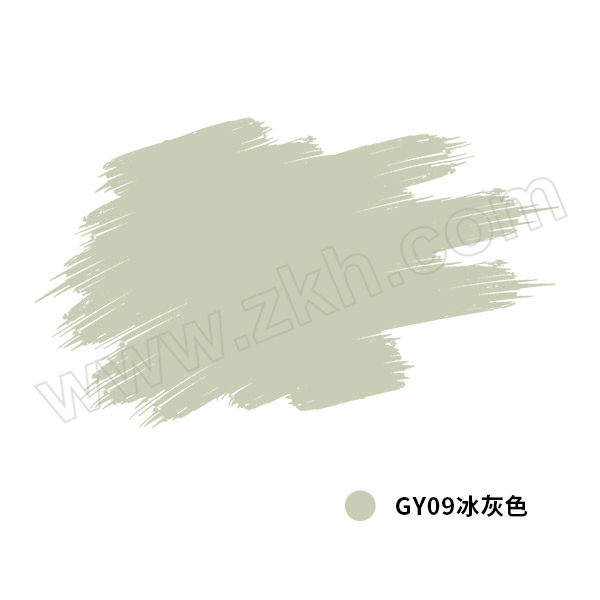 JIREN/吉人 醇酸调和漆 君朵-醇酸调和漆 GY09冰灰 2kg 1桶