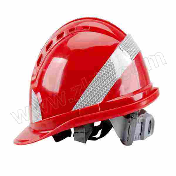 SANTO/赛拓 工业ABS安全帽 1973 红色 织物帽衬 含下颌带 1顶