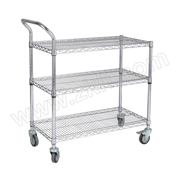 STORAGEMAID 防静电三层手推车(单把手) ESD-WC2424C3A 610×610×1060mm  总承载250kg 1辆