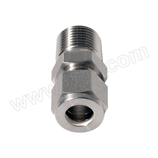 ROKE/洛克 NPT外螺纹直通系列双卡套接头 OD10mmNPT1/4" 1个