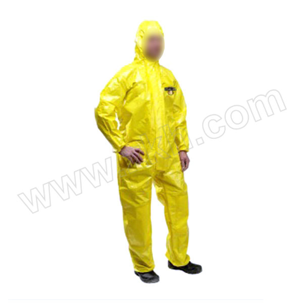 LAKELAND/雷克兰 带帽连体防化服 CT4SY428PS S 黄色 1件