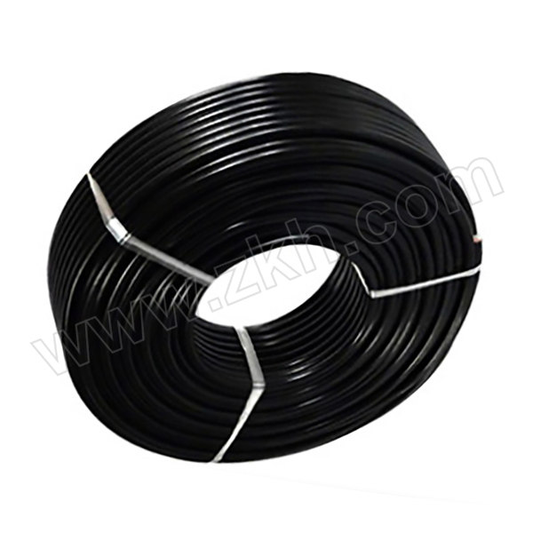 QIFAN/起帆 铜芯聚氯乙烯绝缘聚氯乙烯护套软电线 RVV-300/300V-3×0.5 护套黑色 100m【软线】 1卷