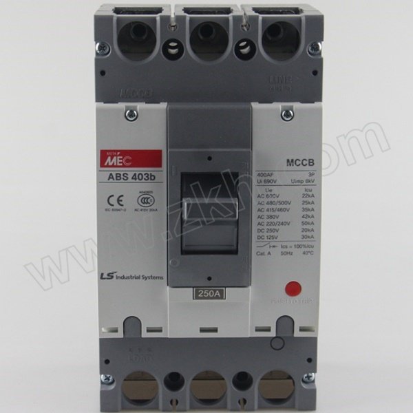 LS/产电 ABS系列塑壳断路器 ABS403b 400A 压磁式 固定式 1个