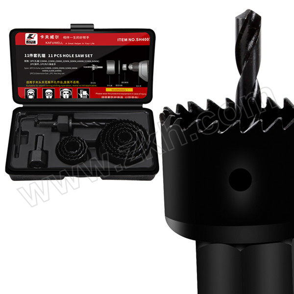 OK-TOOLS/卡夫威尔 11件套木工开孔器 SH4007 19~64mm 1套