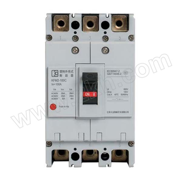 KFINE/大全凯帆 KFM2系列塑壳断路器 KFM2-100H/4300C2 80A 1个