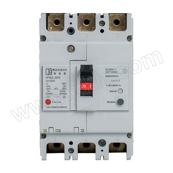 KFINE/大全凯帆 KFM2L系列塑壳断路器 KFM2L-400S 350A/4300A2 I/100mA 1个