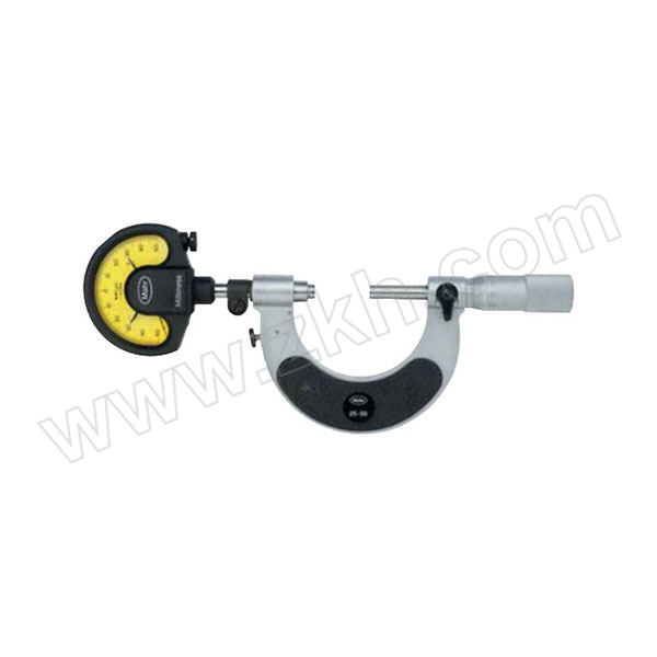 MAHR/马尔 40T带表千分尺(含指示表) 4154000 0~25mm 不代为第三方检测 1把