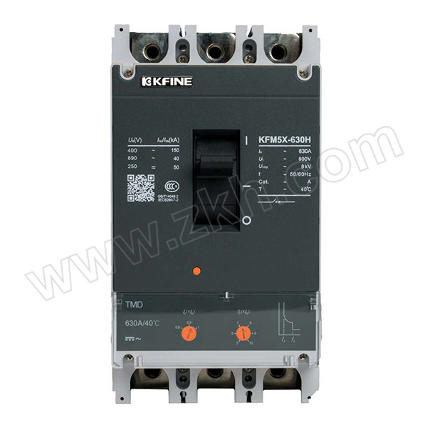 KFINE/大全凯帆 KFM5L系列塑壳断路器 KFM5L-250H/400C TMM1 200A I型 1个