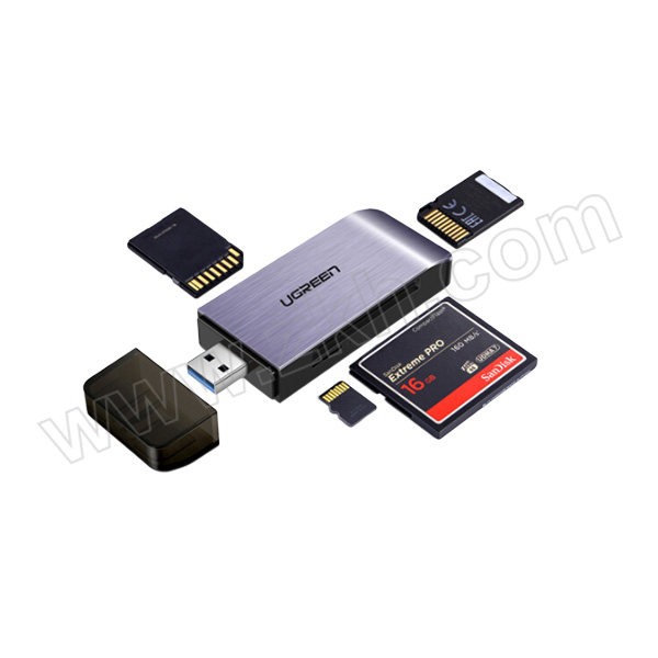 UGREEN/绿联 多功能合一读卡器 50540 支持SD/TF/CF/MS USB3.0 1个