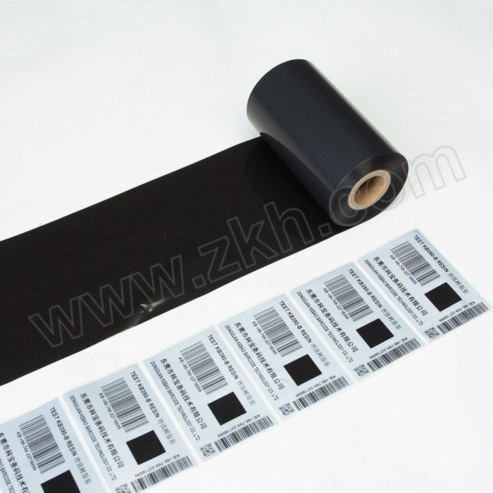 KB/科宝 适用覆膜标签全树脂基碳带 KB800-B 黑色 75mm×300m 1卷