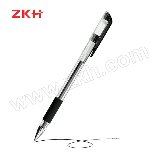 ZKH/震坤行 中性笔 30201 0.5mm 黑色 12支 1盒