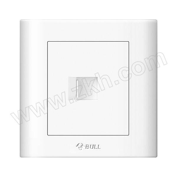 BULL/公牛 G32系列普通插座 GN-G32T102B一位电脑插座(打线型/六类) 白色 暗装 1个