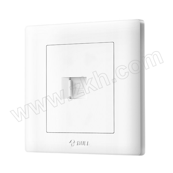 BULL/公牛 G32系列普通插座 GN-G32T102B一位电脑插座(打线型/六类) 白色 暗装 1个