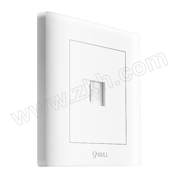 BULL/公牛 G32系列普通插座 GN-G32T102B一位电脑插座(打线型/六类) 白色 暗装 1个