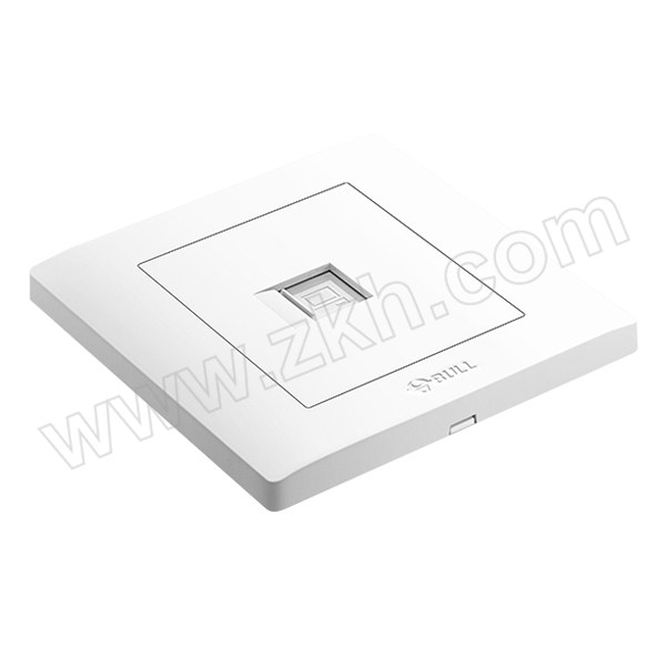 BULL/公牛 G32系列普通插座 GN-G32T102B一位电脑插座(打线型/六类) 白色 暗装 1个