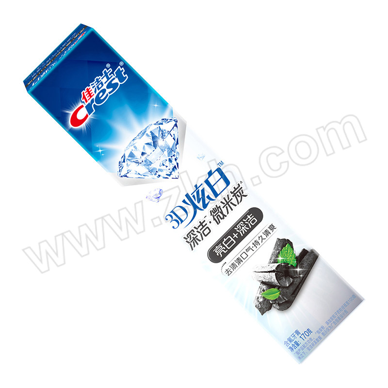 CREST/佳洁士 3D炫白微米炭牙膏 6903148253793 170g 1个