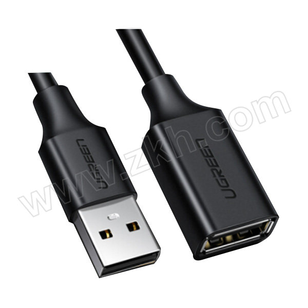 UGREEN/绿联 USB2.0延长线 10318 公对母 5m 黑色 1根