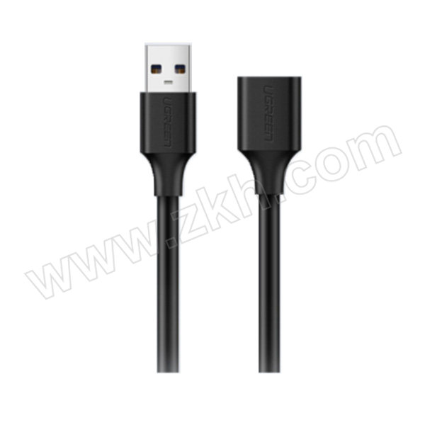 UGREEN/绿联 USB2.0延长线 10318 公对母 5m 黑色 1根
