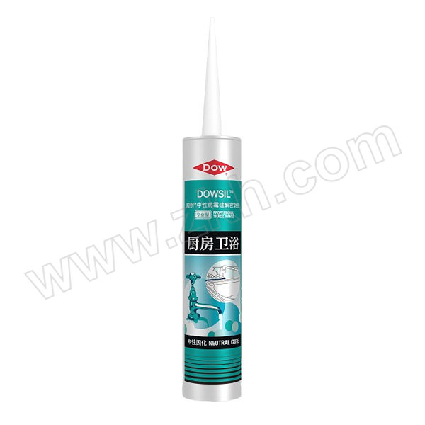 DOWSIL/陶熙 原道康宁防霉密封胶 厨房卫浴 300mL 白色 1支