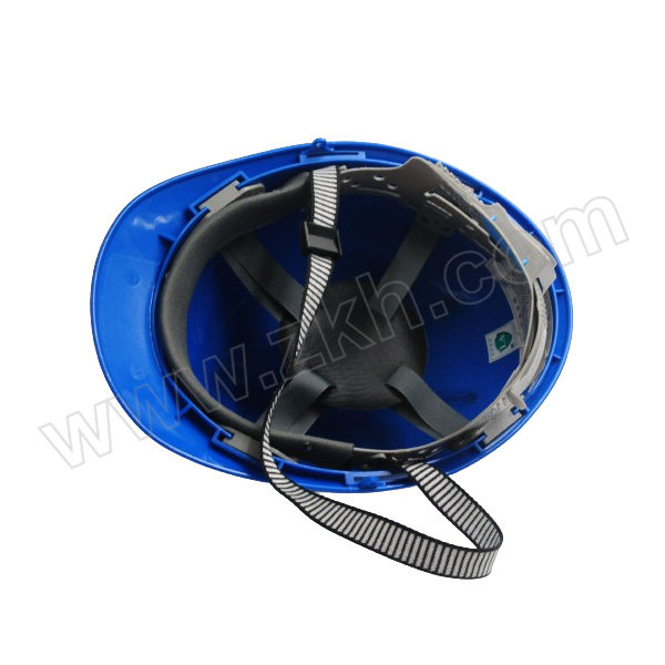 ANYE/桉叶 ABS塑料V型安全帽 AY9805 蓝色 一按灵帽衬 吸汗棉吸汗带 单根压扣下颌带
 1顶