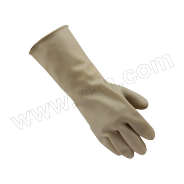 WEIDIE/威蝶 橡胶工业手套 31CM 均码 加厚 白色 1双