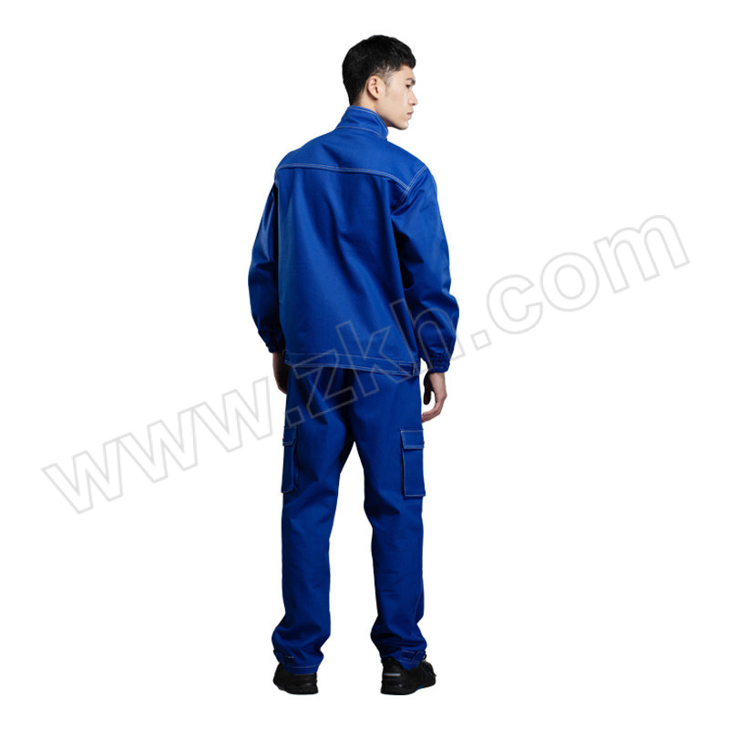 ANDANDA/安丹达 阻燃服 F1S1B XL 宝蓝色 100%阻燃棉 分体式 1套