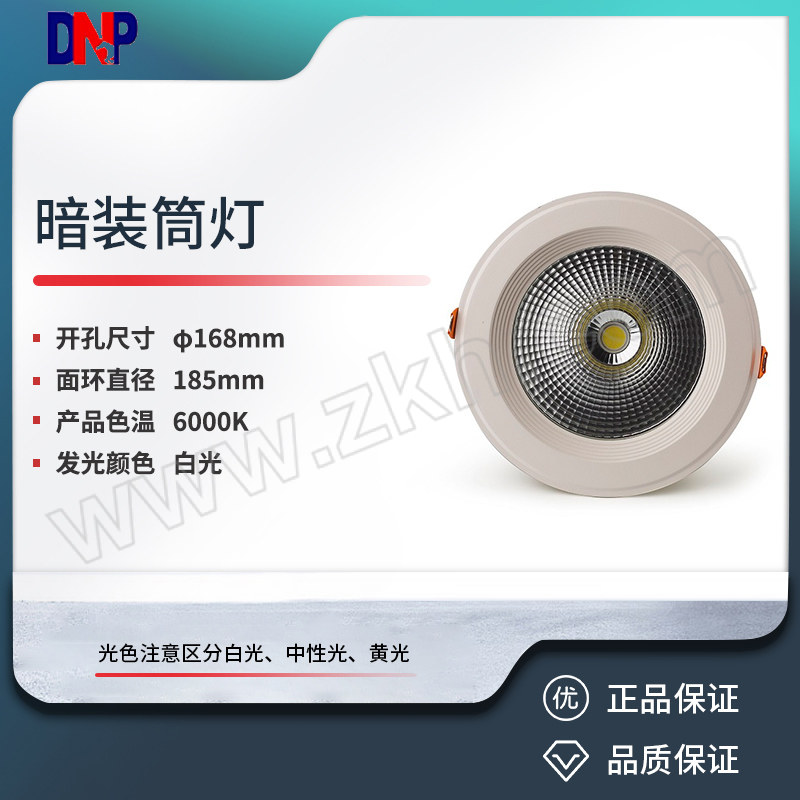 DNP/德普威 暗装筒灯 DTL01 30W 1个