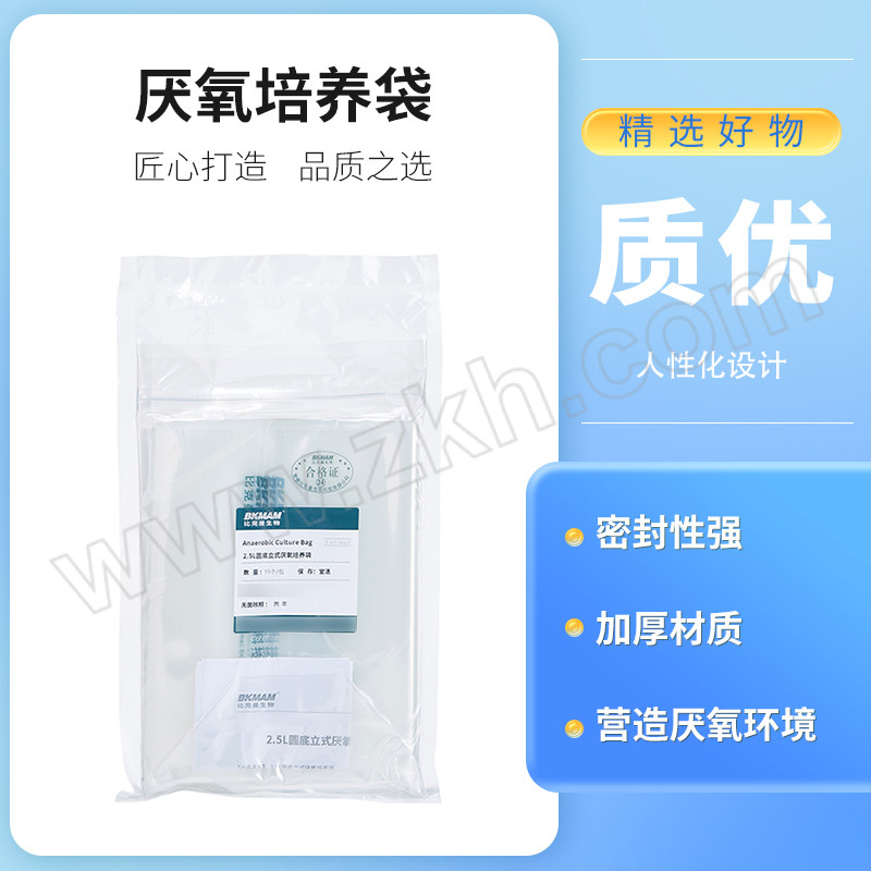 BKMAMLAB 厌氧培养袋 110119001 2.5L 圆底立式 10个 1袋