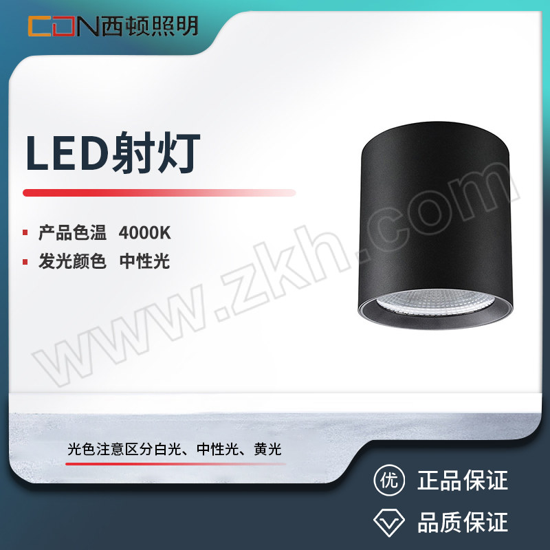 XIDUN/西顿 LED射灯 CEX9101C-J 15W 4000K 36° 1个